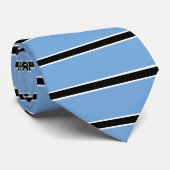 Vlag van Botswana Stropdas (Opgerold)