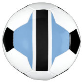 Vlag van Botswana Voetbal (Gedraaid)