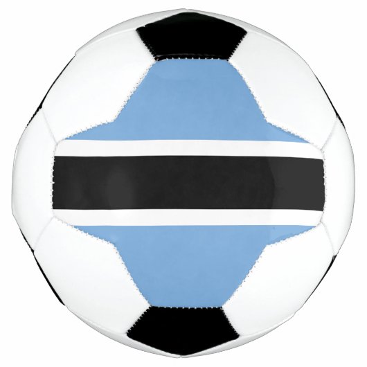 Vlag van Botswana Voetbal (Voorkant)