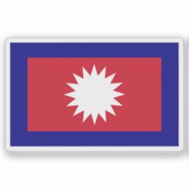 Vlag van Boven-Mustang (Koninkrijk Lo), Nepal Sticker