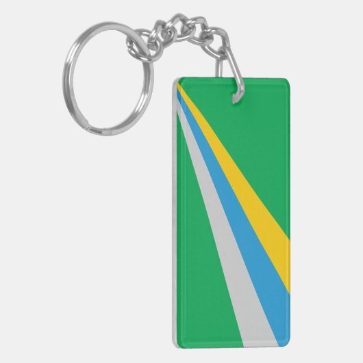 Vlag van Bowling Green, Kentucky Sleutelhanger (Voorkant Links)