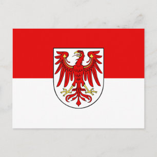 Vlag van Brandenburg Briefkaart