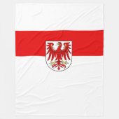 Vlag van Brandenburg Fleece Blanket (Voorkant)