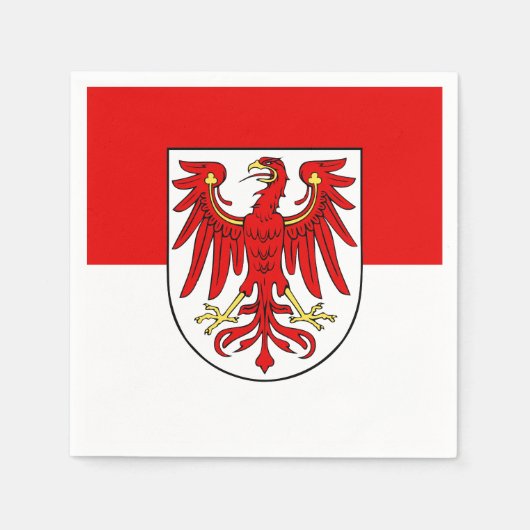 Vlag van Brandenburg Papieren servetten (Voorkant)