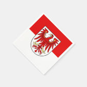 Vlag van Brandenburg Papieren servetten (Hoek)