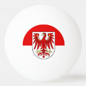 Vlag van Brandenburg Ping-Pong Ball (Voorkant)