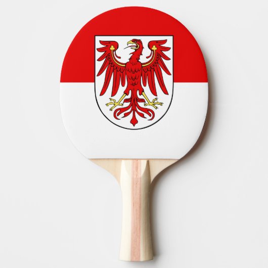 Vlag van Brandenburg Ping-Pong Paddle Tafeltennisbatje (Voorkant)