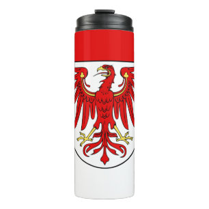 Vlag van Brandenburg Thermal Tumbler Thermosbeker