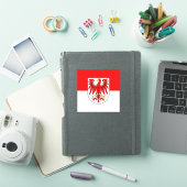 Vlag van Brandenburg Vinyl Sticker (iPad Cover)