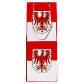 Vlag van Brandenburg Wine Gift Bag Wijn Cadeautas (Achterkant)