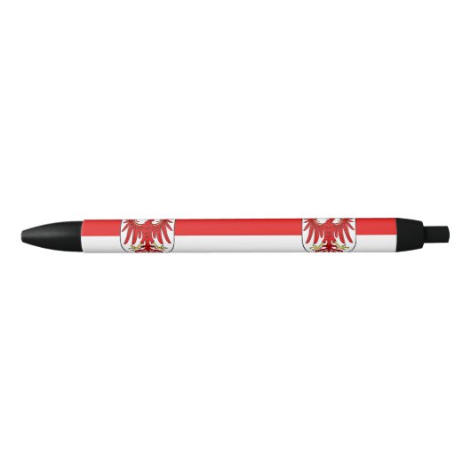Vlag van Brandenburg Zwarte Inkt Pen (Voorkant)