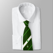 vlag van Brasilia stripes Stropdas (Gebonden)