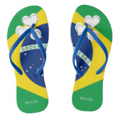 vlag van BRAZILIAN Teenslippers (Voetbed)