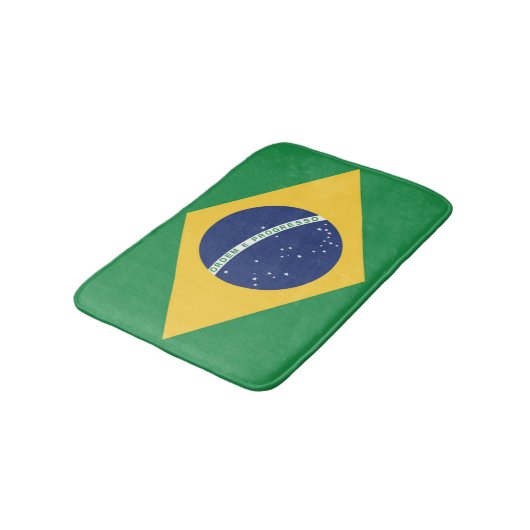 vlag van Brazilië Badmat (Gekanteld)