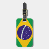 vlag van Brazilië Bagagelabel (Voorkant verticaal)