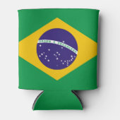 vlag van Brazilië Bandeira do Brasil Blikjeskoeler (Voorkant)