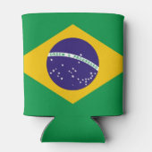 vlag van Brazilië Bandeira do Brasil Blikjeskoeler (Achterkant)