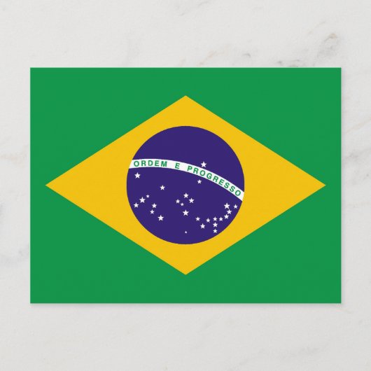 vlag van Brazilië Bandeira do Brasil Briefkaart (Voorkant)