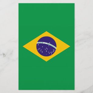 vlag van Brazilië Bandeira do Brasil Briefpapier