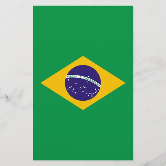 vlag van Brazilië Bandeira do Brasil Briefpapier (Voorkant)