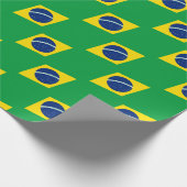 Vlag van Brazilië - Bandeira do Brasil Cadeaupapier (Hoek)