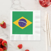 vlag van Brazilië Bandeira do Brasil Servetten (Insitu)