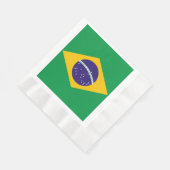 vlag van Brazilië Bandeira do Brasil Servetten (Hoek)