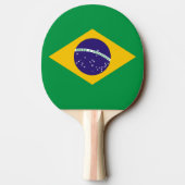 vlag van Brazilië Bandeira do Brasil Tafeltennisbatje (Achterkant)
