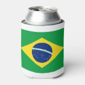 Vlag van Brazilië Blikjeskoeler (Blikje Voorkant)