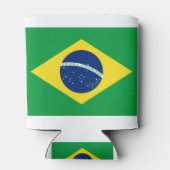 Vlag van Brazilië Blikjeskoeler (Achterkant)