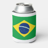 Vlag van Brazilië Blikjeskoeler (Blikje Achterkant)
