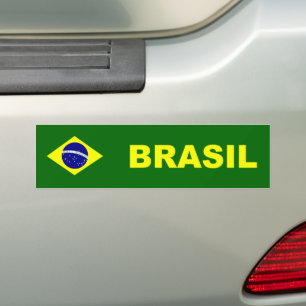 Vlag van Brazilië / Brazilië Bumpersticker