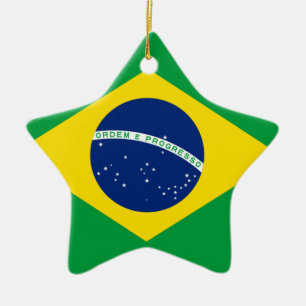 Vlag van Brazilië, Brazilië Keramisch Ornament
