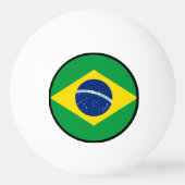 Vlag van Brazilië, Brazilië Pingpongbal (Voorkant)
