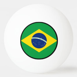 Vlag van Brazilië, Brazilië Pingpongbal