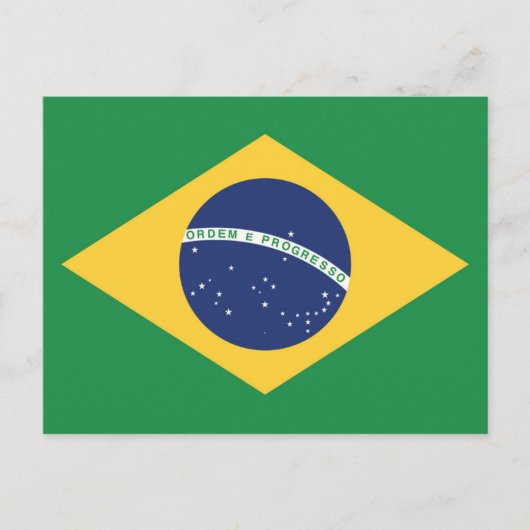 vlag van Brazilië Briefkaart (Voorkant)