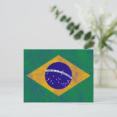  vlag van Brazilië Briefkaart (Staand voorkant)