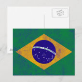  vlag van Brazilië Briefkaart (Voorkant / Achterkant)