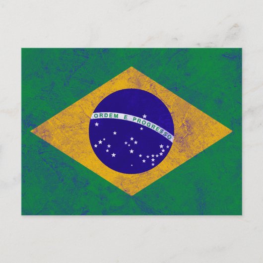  vlag van Brazilië Briefkaart (Voorkant)