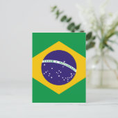 vlag van Brazilië Briefkaart (Staand voorkant)