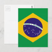 vlag van Brazilië Briefkaart (Voorkant / Achterkant)