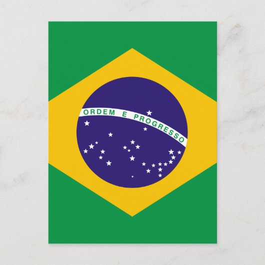 vlag van Brazilië Briefkaart (Voorkant)