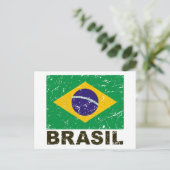  vlag van Brazilië Briefkaart (Staand voorkant)