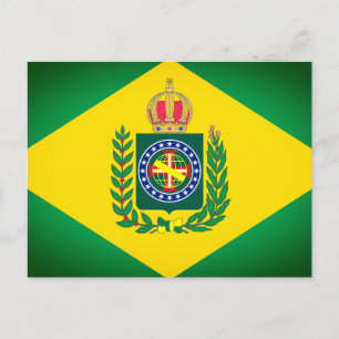 vlag van Brazilië Briefkaart