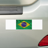 vlag van Brazilië Bumpersticker (Op auto)