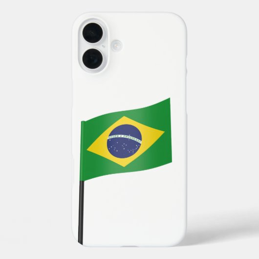vlag van Brazilië Case-Mate iPhone Case (Achterkant)