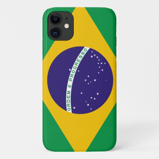 vlag van Brazilië Case-Mate iPhone Case (Achterkant)