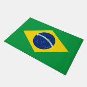 vlag van Brazilië Deurmat (Schuin)