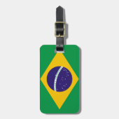 Vlag van Brazilië - Easy ID Personal Bagagelabel (Voorkant verticaal)