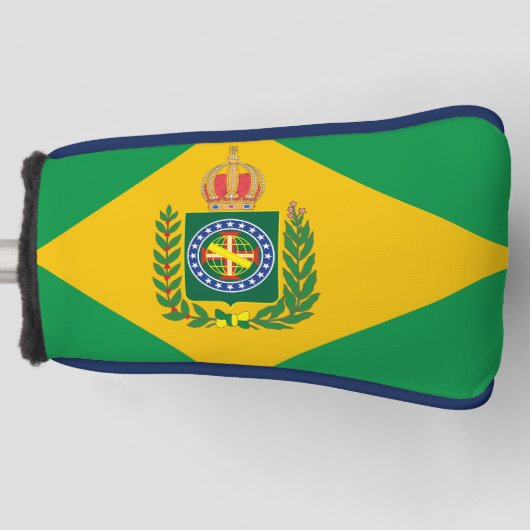 vlag van Brazilië Golfheadcover (Voorkant)